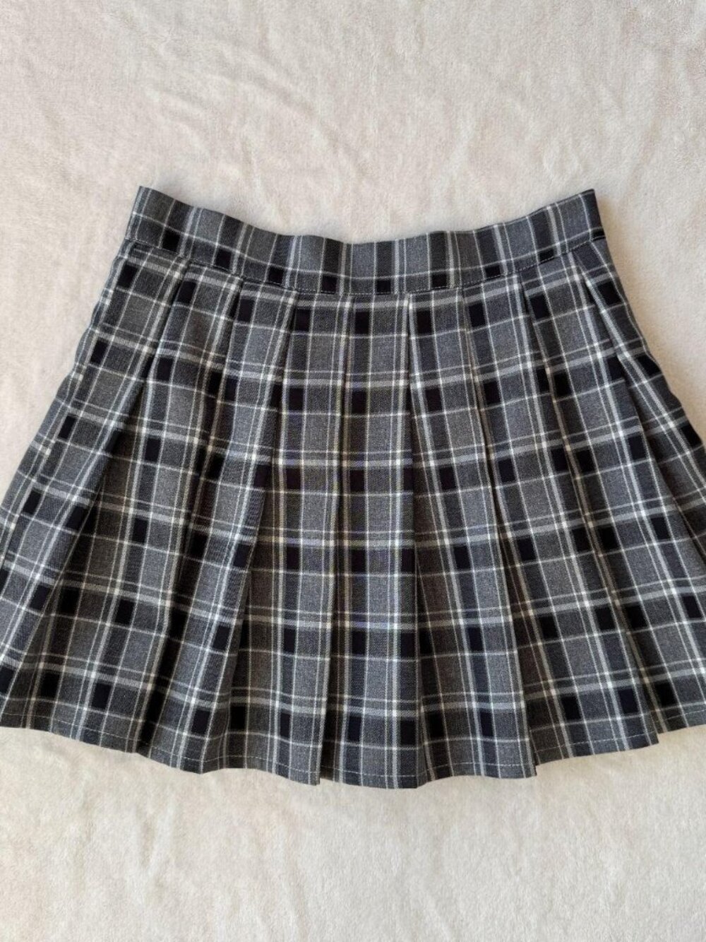 SHEIN plaid pleasted tennis skirt/skort
